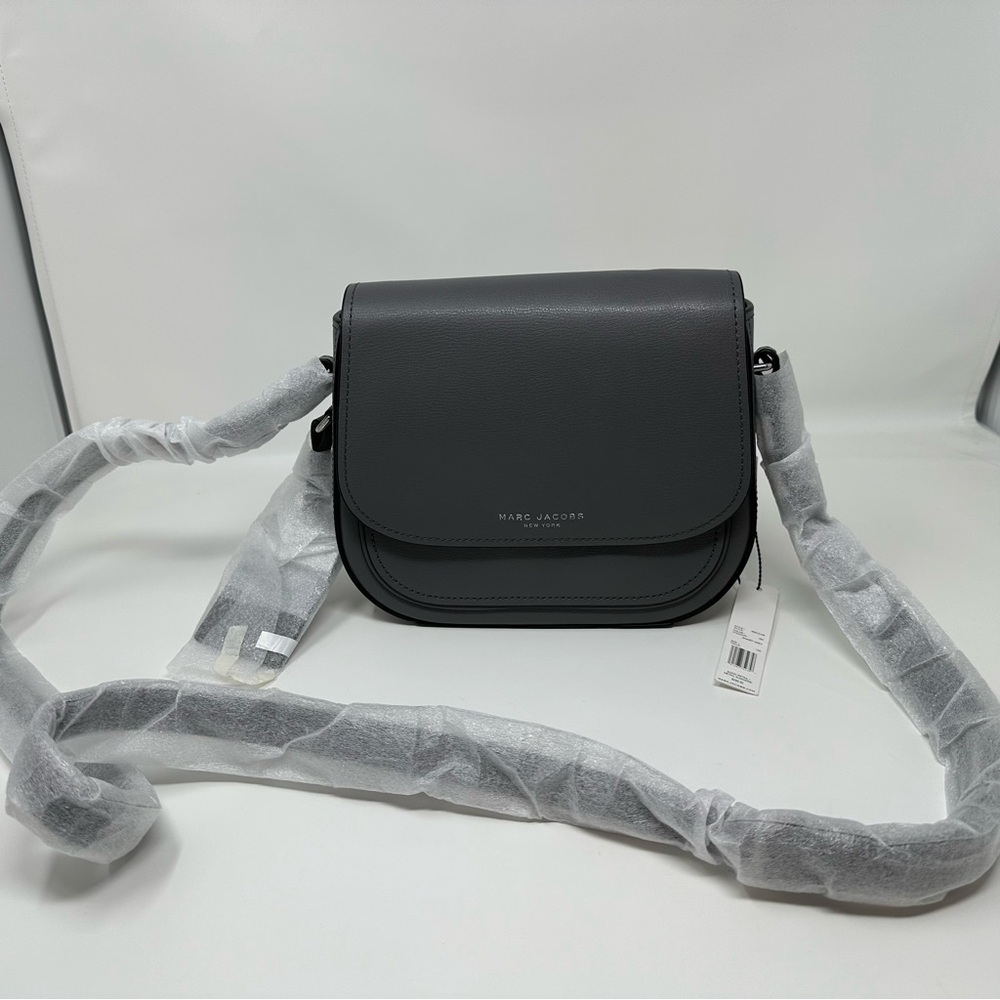 Marc Jacobs Mini Rider Crossbody Purse in Shadey Grey, NWT